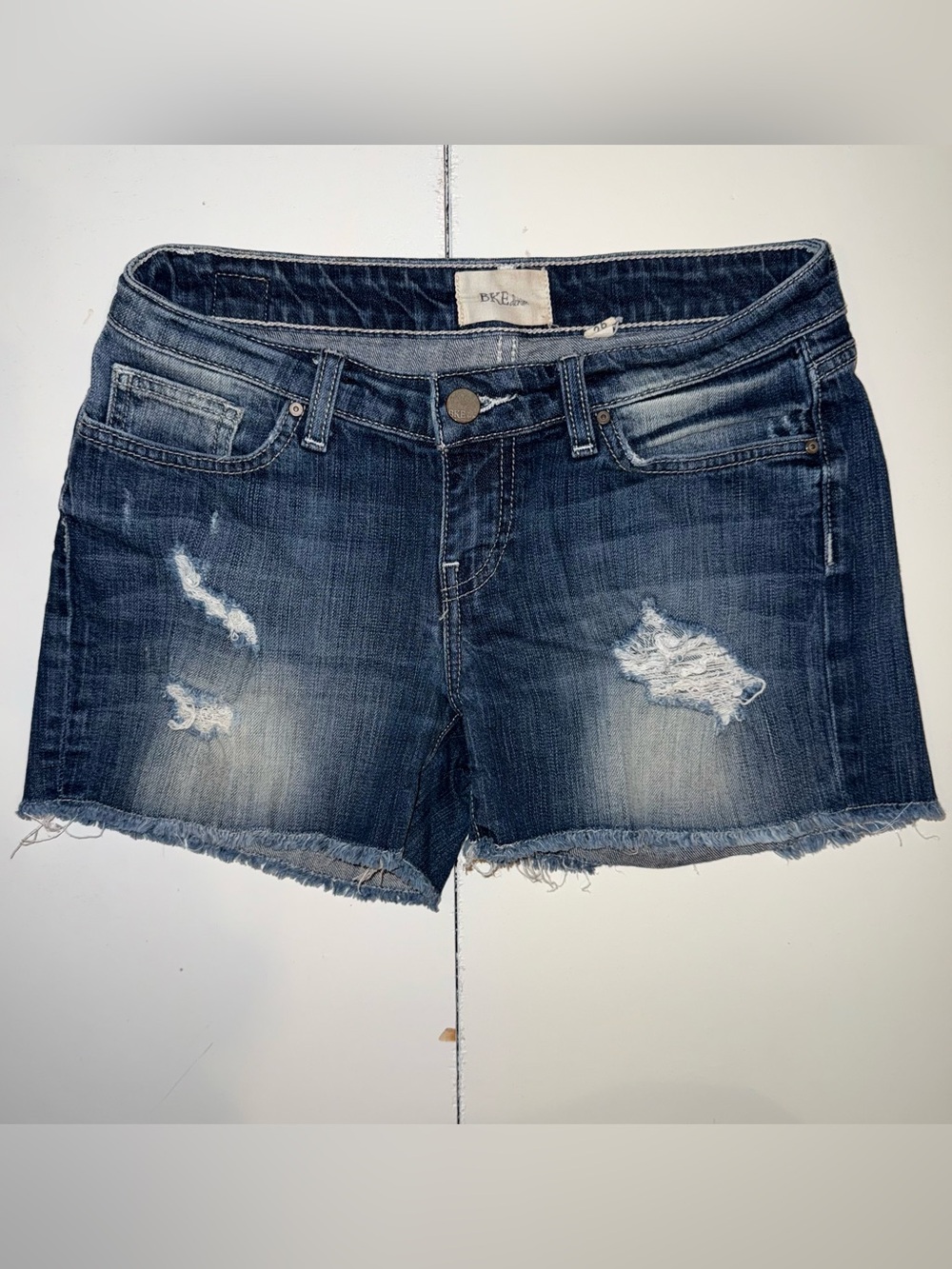 BKE Denim Distressed Shorts